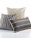 Hotel Collection Modern Colonnade 18" Square Decorative Pillow Bedding