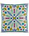 Closeout! bluebellgray Samara Crewel Embroidered 16" Square Decorative Pillow Bedding