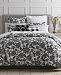 Last Act! Charter Club Damask Designs Black Floral 2-Pc. Twin Duvet Set, Created for Macy's Bedding