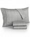 Hotel Collection Modern Plaid 525 Thread Count King Sheet Set, Created for Macy's Bedding