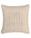 Hotel Collection Dimensions Champagne 20" Square Decorative Pillow, Created for Macy's Bedding