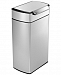 simplehuman Brushed Stainless Steel 40 Liter Fingerprint Proof Touch Bar Trash Can