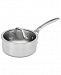 Calphalon Signature Stainless Steel 2.5 Qt. Shallow Sauce Pan with Cover