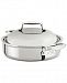 All-Clad d7 Stainless Steel 4-Qt. Braiser with Domed Lid