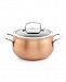 Belgique Copper Translucent 3-Qt. Soup Pot with Lid, Created for Macy's