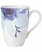 Lenox Indigo Watercolor Floral Porcelain Mug, Created for Macy's
