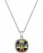 Mystic Quartz (6 ct. t. w. ) Pendant Necklace in Sterling Silver and 14k Gold