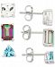 White Topaz, Mystic Topaz and Blue Topaz Earring Trio (5-5/8 ct. t. w. ) in Sterling Silver