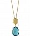 Ocean Bleu by Effy Blue Topaz Pendant Necklace (8-1/6 ct. t. w. ) in 14k Gold