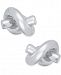 kate spade new york Silver-Tone Knotted Stud Earrings