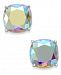 Kate Spade New York Silver-Tone Faceted Abalone Square Stud Earrings