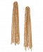 Thalia Sodi Gold-Tone Tassel Chain Linear Earrings, Created for Macy's