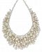 Charter Club 16" Glass Pearl Cluster Bib Necklace