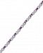 Amethyst (2-9/10 ct. t. w. ) and Diamond Accent Xo Bracelet in Sterling Silver