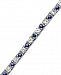 White Sapphire (2-3/4 ct. t. w. ) and Sapphire (2-1/2 ct. t. w. ) Bracelet in Sterling Silver