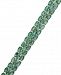 Emerald Three-Row Bracelet in Sterling Silver (25 ct. t. w. ), Created for Macy's