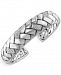 Effy Diamond Bangle Braid Bracelet (1/3 ct. t. w. ) in Sterling Silver