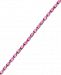 Effy Pink Sapphire (8-3/4 ct. t. w. ) and Diamond (1/4 ct. t. w. ) Tennis Bracelet in 14k Rose Gold, Created for Macy's