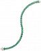 Emerald Tennis Bracelet (15 ct. t. w. ) in Sterling Silver, Created for Macy's