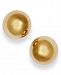 Signature Gold Ball Stud Earrings (6mm) in 14k Gold over Resin