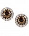 Le Vian Chocolatier Diamond Halo Stud Earrings (1-5/8 ct. t. w. ) in 14k Rose Gold