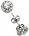Marchesa Diamond Cluster Stud Earrings (1 ct. t. w. ) in 18k White Gold, Created for Macy's