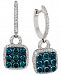 Le Vian Exotics Blue and White Diamond Drop Earrings (1-1/4 ct. t. w. ) in 14k White Gold