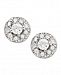Diamond Round Stud Earrings in 14k White Gold (1/4 ct. t. w)