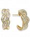 Wrapped in Love Diamond Woven Hoop Earrings in 10k Gold (1 ct. t. w. ), Created for Macy's