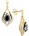 Onyx (1-1/4 ct. t. w. ) and Diamond Accent Earrings in 14k Gold