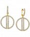 D'Oro by Effy Diamond Open Circle Drop Earrings (3/4 ct. t. w. ) in 14k Gold