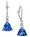 Tanzanite (4-1/3 ct. t. w. ) and Diamond Accent Drop Earrings in 14k White Gold