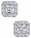 Certified Diamond Square Stud Earrings (1-1/2 ct. tw. ) in 18k White Gold
