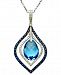 Gemma by Effy Blue Topaz (7-1/3 ct. t. w. ) Sapphire Accent and Diamond Accent Pendant