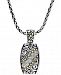Balissima by Effy Diamond Etched Pendant (1/10 ct. t. w. ) in Sterling Silver and 18k Gold