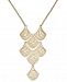 Diamond-Cut Mesh Linked Frontal Necklace in 14k Gold