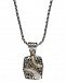 Balissima by Effy Diamond Ribbon Pendant (1/4 ct. t. w. ) in 18k Gold and Sterling Silver