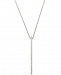 Wrapped in Love Diamond Linear Pendant Necklace (1/6 ct. t. w. ) in 10k White Gold, Created for Macy's
