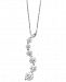 Arabella 14k White Gold Necklace, Swarovski Zirconia Journey Pendant (4-5/8 ct. t. w. )