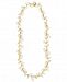 Cultured Freshwater Pearl (5mm) and Diamond (1/2 ct. t. w. ) Collar Necklace in 14k Gold