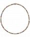 Colored Sapphire All-Around Collar Necklace (25 ct. t. w. ) in Sterling Silver, Created for Macy's