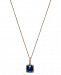 Opal (1-1/6 ct. t. w. ) and Diamond (1/6 ct. t. w. ) Pendant Necklace in 14k Rose Gold