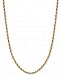 Two-Tone Twisted Box-Link Rope Chain Necklace (2-1/3mm) in 14k Gold and White Gold