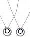 Diversa by Effy Blue and Black Diamond Reversible Pendant (1/3 ct. t. w. ) in 14k White Gold