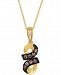 Le Vian Chocolatier Diamond Twist Pendant Necklace (1/5 ct. t. w. ) in 14k Gold