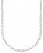 Belle de Mer Pearl Necklace, 16" 14k Gold Aa Akoya Cultured Pearl Strand (7-7-1/2mm)