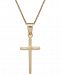 Giani Bernini Cross Pendant Necklace in 18k Gold over Sterling Silver