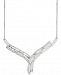 Wrapped In Love Diamond "Y" Necklace (2 ct. t. w. ) in 14k White Gold, Created for Macy's