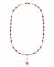 Ruby (13 ct. t. w. ) and Diamond (1-1/5 ct. t. w. ) Collar Necklace in 14k Gold