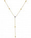 Diamond Triangle Lariat Necklace (1/4 ct. t. w. ) in 14k Gold-Plated Sterling Silver